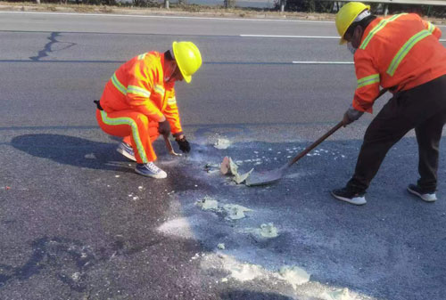 古塔公路下沉注浆加固